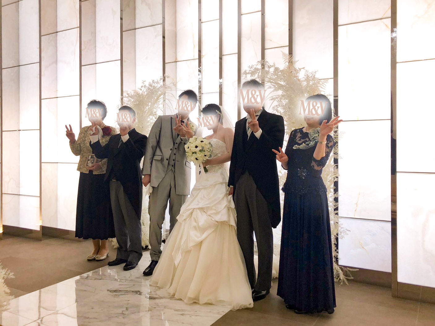 結婚式 新婦の母親 フォーマルドレス 大阪ハービスENTチャペル