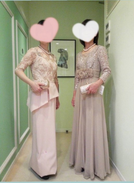  | 結婚式の母親ドレス M&V for mother