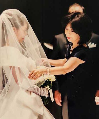 結婚式当日の着用イメージ