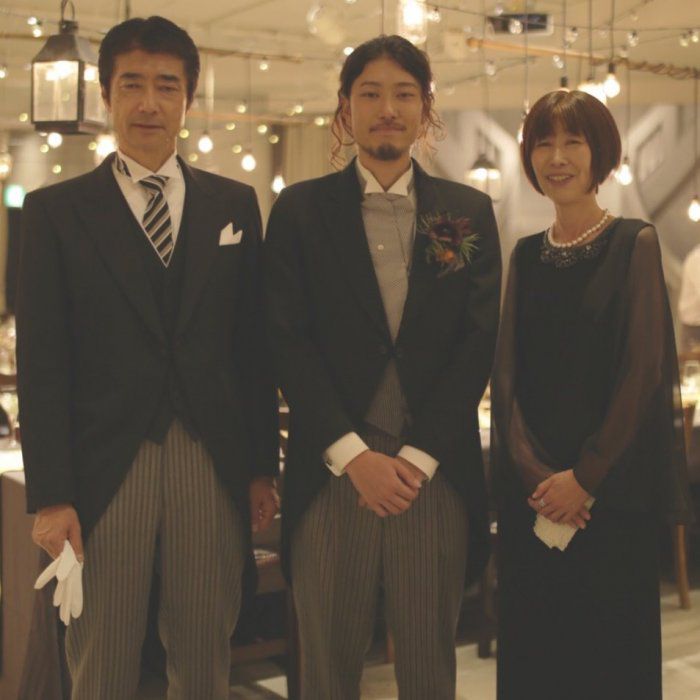 「息子の結婚式で慣れないフォーマルドレス・・・M&Vさんのおかげで安心でした！」と嬉しいお声