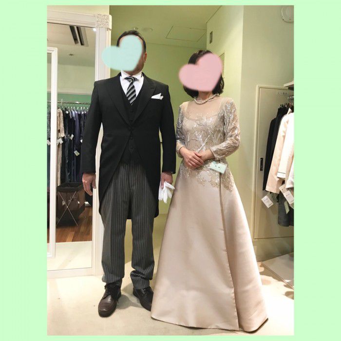  | 結婚式の母親ドレス M&V for mother