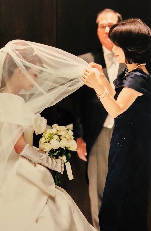 お母様が結婚式でロングドレスを選んだ理由は「自分の着たいものを着る」