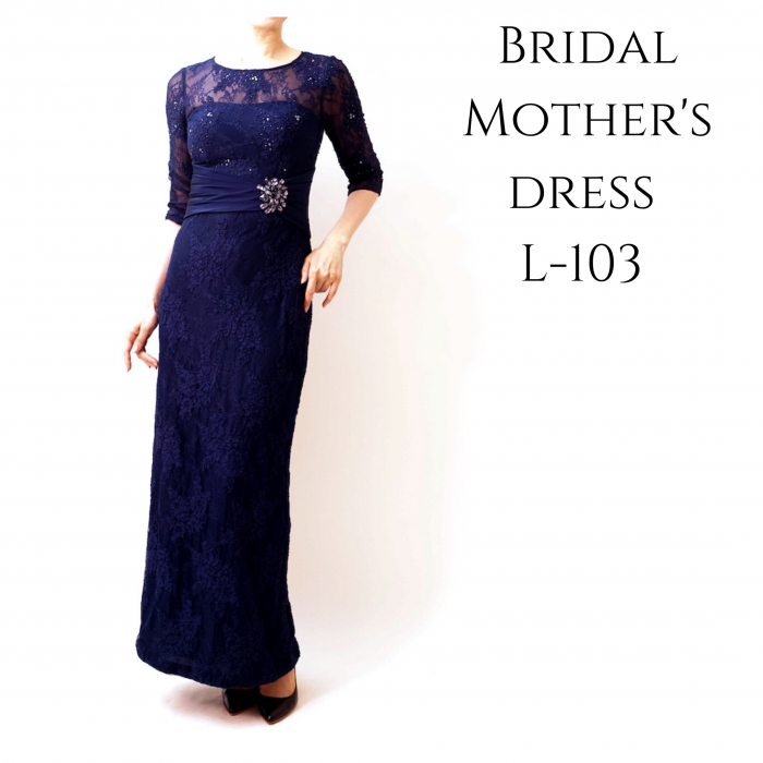 Bridal Mothers dress L-103 | 結婚式の母親ドレス M&V for mother