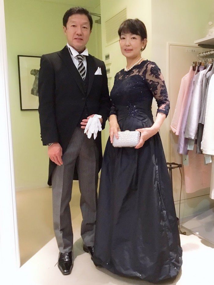 結婚式 母親 ロングドレス レンタル