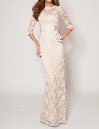 結婚式の新婦の母の衣装｜椿山荘｜フォーマルドレスL-54｜ 結婚式の母親ドレス M&V for mother