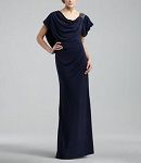 フォーマルドレスレンタル L-02 Asymmetric Drape  ロング