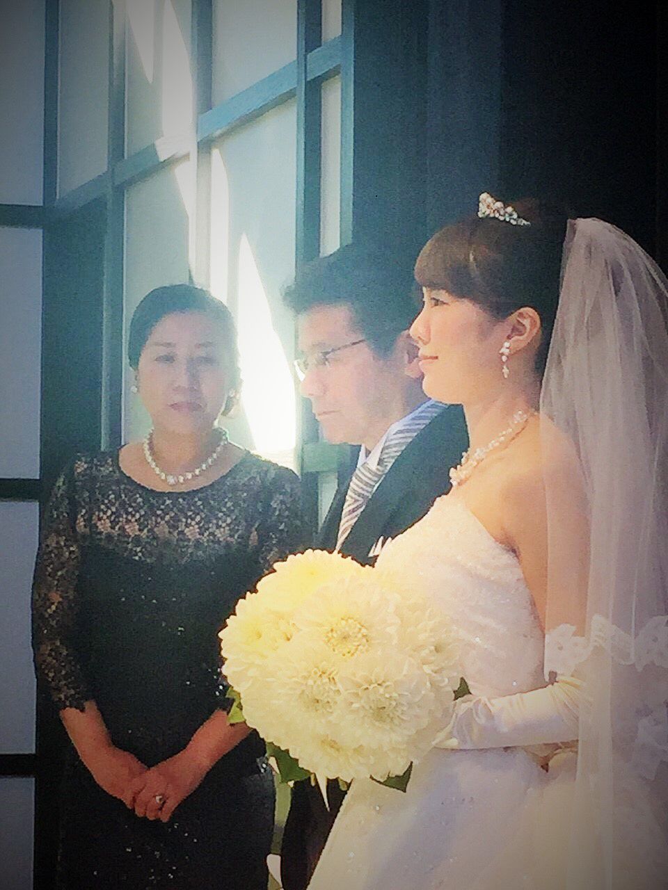 新婦の母、クラシカ表参道にて結婚式フォーマルドレスの装い