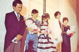 新郎・新婦のお母様がM&V for motherでフォーマルドレスをお召しになりました