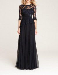 結婚式の新郎の母の衣装｜THE GRAND GINZA｜フォーマルドレスL-64｜ 結婚式の母親ドレス M&V for mother